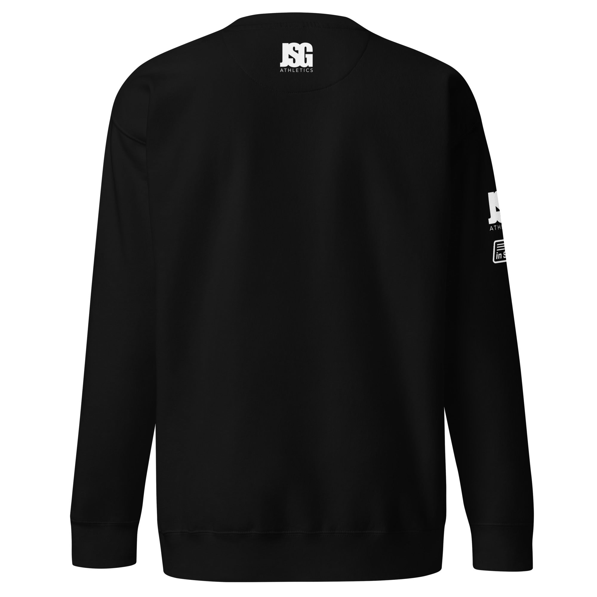 Classic Crew Neck Sweatshirt – Soft Fleece, Ribbed Cuffs